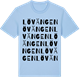 Blue Soul t-shirt med Lövängen ordlek t-shirt