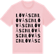 Pink Cotton t-shirt med Lövåsen ordlek t-shirt