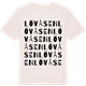 Vintage White t-shirt med Lövåsen ordlek t-shirt