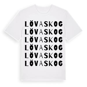 Lövaskog ordlek t-shirt – ekologisk bomull t-shirt från Pinshirt
