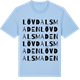 Blue Soul t-shirt med Lövdalsmaden ordlek t-shirt