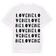 Lovene ordlek t-shirt