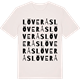 Vintage White t-shirt med Löverås ordlek t-shirt
