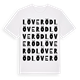 Löveröd ordlek t-shirt
