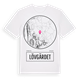 White t-shirt med Lövgärdet t-shirt