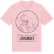 Pink Cotton t-shirt med Lövgärdet t-shirt