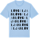Blue Soul t-shirt med Lövgiljan ordlek t-shirt