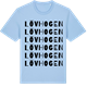 Blue Soul t-shirt med Lövhogen ordlek t-shirt