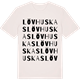 Vintage White t-shirt med Lövhuskas ordlek t-shirt