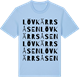 Blue Soul t-shirt med Lövkärrsåsen ordlek t-shirt