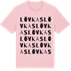 Pink Cotton t-shirt med Lövkas ordlek t-shirt