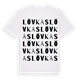 Lövkas ordlek t-shirt