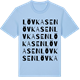Blue Soul t-shirt med Lövkasen ordlek t-shirt