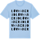 Blue Soul t-shirt med Lövmanerud ordlek t-shirt