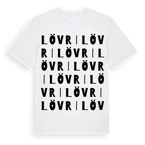 Lövri ordlek t-shirt – ekologisk bomull t-shirt från Pinshirt