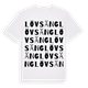 Lövsäng ordlek t-shirt