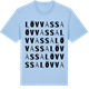 Blue Soul t-shirt med Lövvassa ordlek t-shirt