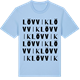 Blue Soul t-shirt med Lövvik ordlek t-shirt