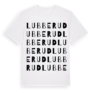 Lubberud ordlek t-shirt – ekologisk bomull t-shirt från Pinshirt