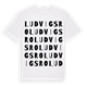 Ludvigsro ordlek t-shirt