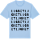 Blue Soul t-shirt med Lugnet ordlek t-shirt