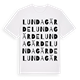 Lundagärde ordlek t-shirt