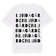 Lundagården ordlek t-shirt