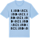 Blue Soul t-shirt med Lundane ordlek t-shirt