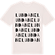 Vintage White t-shirt med Lundane ordlek t-shirt