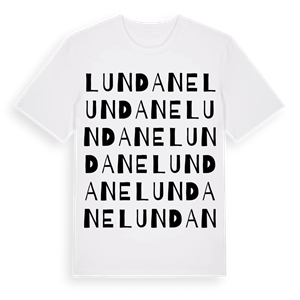 Lundane ordlek t-shirt – ekologisk bomull t-shirt från Pinshirt