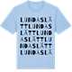 Blue Soul t-shirt med Lundaslätt ordlek t-shirt