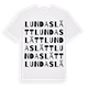Lundaslätt ordlek t-shirt