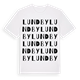 Lundby ordlek t-shirt