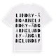 Lundby-Ängarne ordlek t-shirt