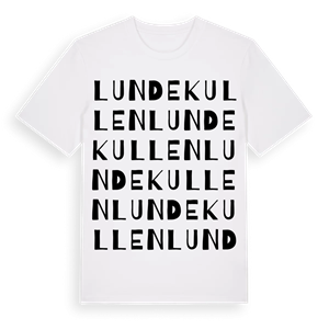 Lundekullen ordlek t-shirt – ekologisk bomull t-shirt från Pinshirt