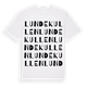 Lundekullen ordlek t-shirt