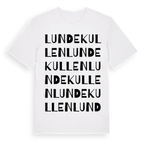 Lundekullen ordlek t-shirt – ekologisk bomull t-shirt från Pinshirt
