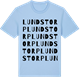 Blue Soul t-shirt med Lundstorp ordlek t-shirt