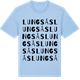 Blue Soul t-shirt med Lungsås ordlek t-shirt