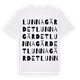 Lunnagärdet ordlek t-shirt