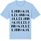 Blue Soul t-shirt med Lunnakulle ordlek t-shirt