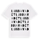 Lunnavadet ordlek t-shirt