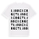 White t-shirt med Lunneberget ordlek t-shirt