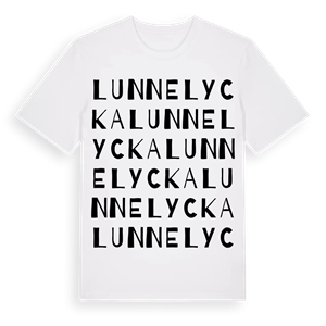 Lunnelycka ordlek t-shirt – ekologisk bomull t-shirt från Pinshirt