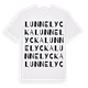 Lunnelycka ordlek t-shirt