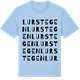 Blue Soul t-shirt med Lurstegen ordlek t-shirt