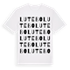 Lutebo ordlek t-shirt