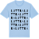 Blue Soul t-shirt med Luttra ordlek t-shirt