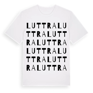 Luttra ordlek t-shirt – ekologisk bomull t-shirt från Pinshirt