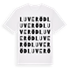 Luveröd ordlek t-shirt